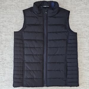 Lands' End Kids' Navy Quilted Vest